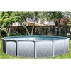 image:imageIn The Swim 21 Round Above Ground Swimming Pool  Weekender Package  Featuring Sand Filter Pump System and AFrame LadderWeekender Plus