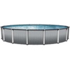 image:imageIn The Swim 21 Round Above Ground Swimming Pool  Weekender Package  Featuring Sand Filter Pump System and AFrame LadderWeekender Premium