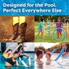 image:imageIn The Swim Pool Noodles  Soft Large Foam Noodles for Extra Buoyancy  Floating Training Device Exercise Aid Pool Toy  7 Color Patterns  20 and 40 PacksBlue