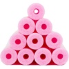image:imageIn The Swim Pool Noodles  Soft Large Foam Noodles for Extra Buoyancy  Floating Training Device Exercise Aid Pool Toy  7 Color Patterns  20 and 40 PacksPink