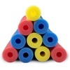 image:imageIn The Swim Pool Noodles  Soft Large Foam Noodles for Extra Buoyancy  Floating Training Device Exercise Aid Pool Toy  7 Color Patterns  20 and 40 PacksAssorted