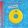 image:imageIn The Swim Pool Noodles  Soft Large Foam Noodles for Extra Buoyancy  Floating Training Device Exercise Aid Pool Toy  7 Color Patterns  20 and 40 PacksJewel