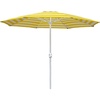 image:imageIn The Swim 9 Steel Patio Umbrella  Lemon Stripe  Outdoor Patio Umbrella with Manual Crank amp WeatherResistant Fabric