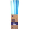 image:imageIn The Swim Pool Noodles  Soft Large Foam Noodles for Extra Buoyancy  Floating Training Device Exercise Aid Pool Toy  7 Color Patterns  20 and 40 PacksBlue