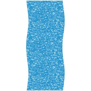 image:imageIn The Swim 24 Round 20 Mil Overlap Above Ground Pool Liner  Swirl Bottom Design  4852 Inch Wall Height20 milAll Swirl