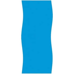 image:imageIn The Swim 24 Round 20 Mil Overlap Above Ground Pool Liner  Swirl Bottom Design  4852 Inch Wall Height20 milSolid Blue