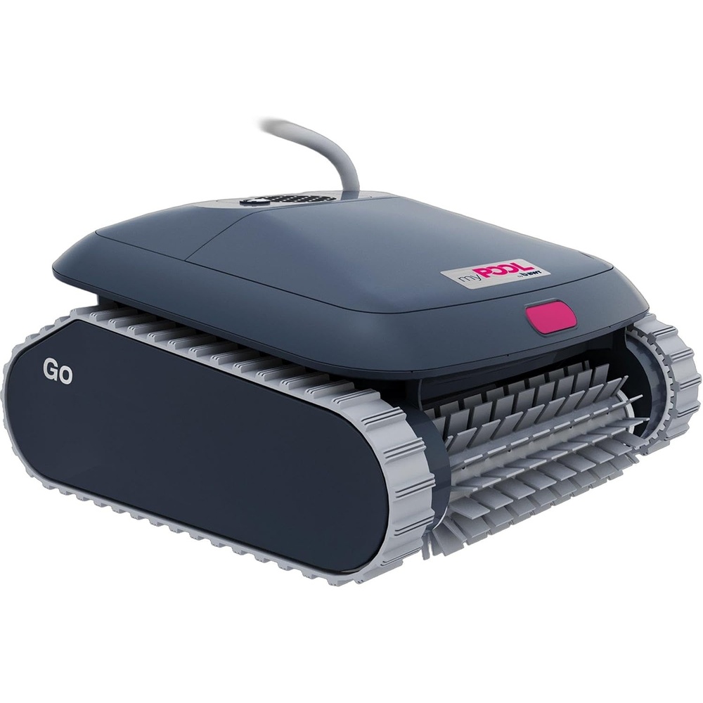 image:imageBWT myPOOL GO X Robotic Pool Vacuum Lightweight Automatic Pool Vacuum Robot with Gen Core 7 Smart Navigation AntiTangle Cable Single Fine Filter for Inground amp Above Ground Pools Up to 49ft  Gen Core 7 Smart Navigation AntiTangle Cable Single Fine Filter for Inground amp Above Ground PoolsGO
