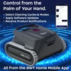 image:imageBWT myPOOL Quick Cordless Robotic Pool Cleaner Cleans Floor Walls amp Waterline Up to 25Hour Runtime 3500 GPH Suction for AboveGround amp InGround Pools  For for AboveGround amp InGround Pools  Cleans Floor Walls amp Waterline Up to 25Hour Runtime 3500 GPH Suction