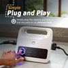 image:imageDolphin Proteus DX1 Automatic Robotic Pool Vacuum Cleaner Active Scrubber Brush Top Load Filters Access  Ideal for Pools up to 33FTProteus DX3 with Caddy