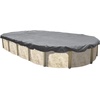 image:imageIn The Swim 15 x 30 Ft Oval Economy Above Ground Pool Winter Cover  HeavyDuty  8 Year Year Warranty UVResistant Tarp with Cable amp Winch for Cold Weather Protection16 x 25