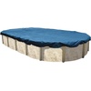 image:imageIn The Swim 15 x 30 Ft Oval Economy Above Ground Pool Winter Cover  HeavyDuty  8 Year Year Warranty UVResistant Tarp with Cable amp Winch for Cold Weather Protection15 x 30