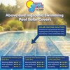 image:imageIn The Swim 18 x 36 Premium Blue Rectangle Solar Pool Cover 12 Mil  For Solar Heating Above Ground Pools and Inground Pools20 x 12 Rectangular
