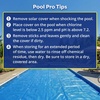 image:imageIn The Swim 24 Premium Blue Round Solar Pool Cover 12 Mil  For Solar Heating Above Ground Pools and Inground Pools33 ft