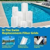 image:imageIn The Swim 72 sq ft Complete DE Pool Filter Grid Set 7 Full 1 Partial AA18001  Replacement for 72 sq ft DE Pool FiltersStandard