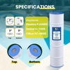 image:imageIn The Swim Premium Pool Filter Cartridge 4Pack Replacement for Jandy CL580 Filter  Replacement for Jandy CL580 FilterStandard