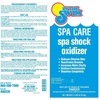 image:imageIn The Swim Spa amp Hot Tub Care ChlorineFree ShockOxidizer  2 Pounds  Eliminates Chloramines Reduces Odors and Improves Water ClaritySingle