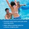 image:imageIn The Swim Stain Away for Above Ground and Inground Pools  1 Quart  Removes Mineral Stains From Iron Copper and Magnesium in Swimming PoolsStandard