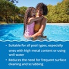 image:imageIn The Swim Stain Away for Above Ground and Inground Pools  1 Quart  Removes Mineral Stains From Iron Copper and Magnesium in Swimming PoolsSuper