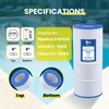 image:imageIn The Swim Standard Pool Filter Cartridge  Replacement for Pentair Clean and Clear 100 Predator CC100 FilterStandard