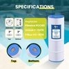 image:imageIn The Swim Standard Pool Filter Cartridge 4Pack  Replacement for Pentair Clean amp Clear Plus 420 CCP420 FilterStandard