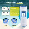 image:imageIn The Swim Standard Pool Filter Cartridge 4Pack  Replacement for Pentair Clean amp Clear Plus 420 CCP420 FilterStandard