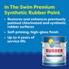 image:imageIn The Swim Synthetic RubberBase Pool Paint  Dark Blue 1 GallonWhite