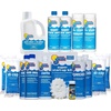 image:imageIn The Swim Well Water Swimming Pool Complete StartUp Kit  35k Gallons  Opening Chemical Kit Advanced Metal Stain Phosphate amp Cloudy Water ControlHeavy Stains