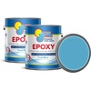 image:imageIn The Swim White Epoxy Swimming Pool Paint  2 Gallons  EpoxyBase High Gloss Swimming Pool Paint  Long Lasting Stain ResistantPool Blue