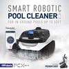 image:imagePolaris PCX 868 iQ Smart Robotic Pool Cleaner for InGround Pools up to 50ft Smart App Control Large Filter Canister and Easy Lift Removal System
