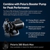 image:imagePolaris VacSweep 380 Pressure Inground Pool Cleaner Triple Jet Powered 31ft of Hose with a Single Chamber Debris Bag