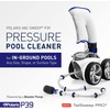 image:imagePolaris VacSweep P39 Pressure Inground Pool Cleaner Triple Jet Powered with a Dual Chamber SuperBag for Debris