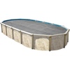 image:imageIn The Swim 16 x 24 Ultra Silver Oval Solar Pool Cover 16 Mil  For Solar Heating Above Ground Pools and Inground Pools33 x 18 Oval