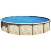 image:imageIn The Swim 24 Premium Blue Round Solar Pool Cover 12 Mil  For Solar Heating Above Ground Pools and Inground Pools24 ft