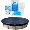 image:imageIn The Swim Pool Closing Bundle  Round Cover and Closing Chemical Kit  24 Round Economy Pool Cover and 15K Gallon Winter Closing Kit
