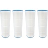 image:imageIn The Swim Premium Pool Filter Cartridge 4Pack Replacement for Hayward Swim Clear C5025 Filter  Replacement for Hayward Swim Clear C5025 FilterPremium
