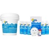 image:imageIn The Swim Spa and Hot Tub Maintenance Kit and Sodium Dichlor Bundle  AllinOne Solution for Sanitizing Spa and Hot TubsBromine Starter Kit