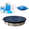 image:imageIn The Swim Swimming Pool Winterization Bundle  Includes a 18 Round Economy Swimming Pool Winter Cover 75k Gallon Pool Winter Closing Kit and 4x4 Air Pillow