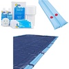 image:imageIn The Swim Swimming Pool Winterization Bundle  Includes a 18x36 Rectangle Swimming Pool Winter Cover 35k Gallon Pool Closing Kit and 16 Double Chamber 8 Water Tubes