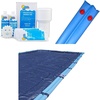 image:imageIn The Swim Swimming Pool Winterization Bundle  Includes a 20x40 Rectangle Swimming Pool Winter Cover 35k Gallon Pool Closing Kit and 12 Double Chamber 10 Water Tubes