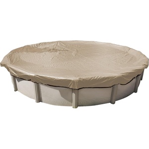 image:imageIn The Swim 18 Ft Round Economy Above Ground Pool Winter Cover  HeavyDuty  8 Year Year Warranty UVResistant Tarp with Cable amp Winch for Cold Weather Protection24 ft