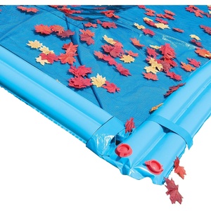 image:imageIn The Swim 24 Round Leaf Net Cover for Above Ground Swimming Pools  Removes Leaves Sticks and Small Debris From Your Winter CoverRectangle