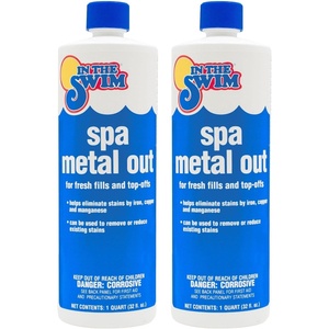image:imageIn The Swim Spa and Hot Tub Metal Out  1 Quart  For Clearer StainFree Water2Pack