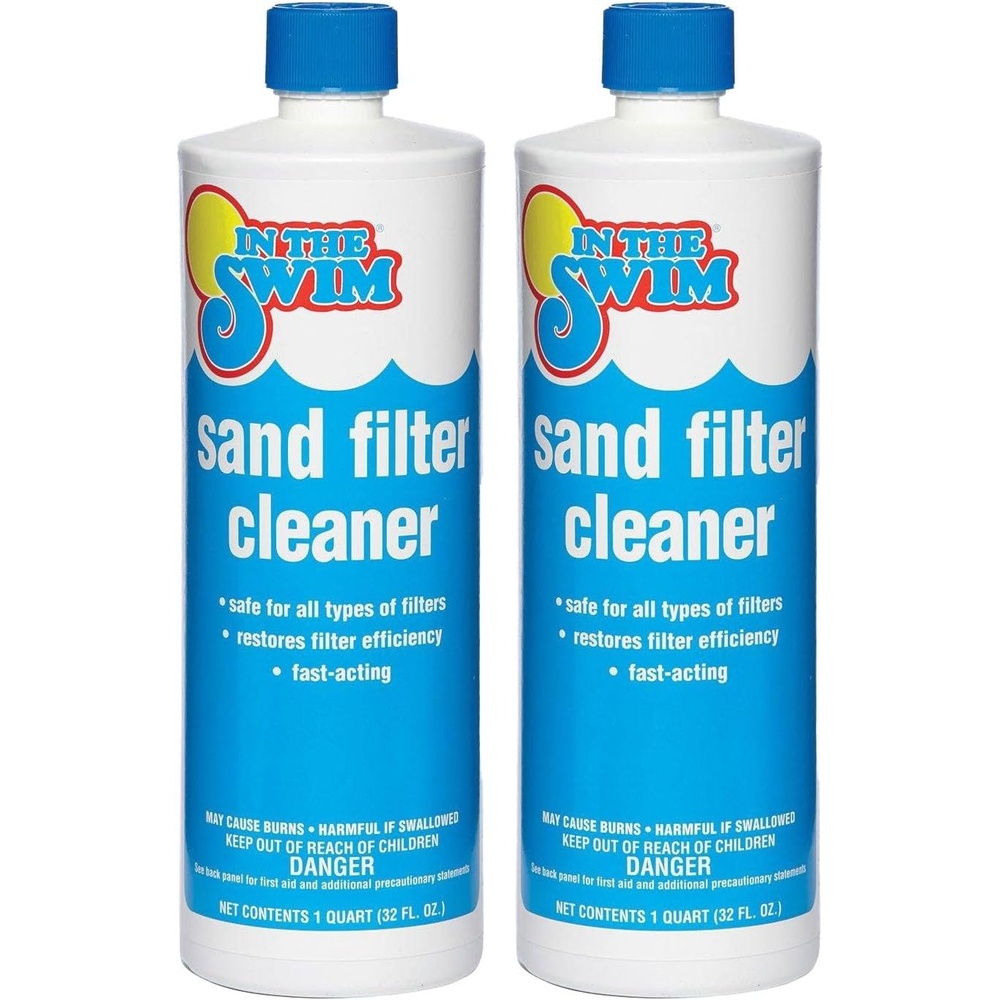 image:imageIn The Swim Liquid Sand Filter Cleaner  1 Quart  FastActing Concentrated Formula for Improved Pool Water Filtration2Pack