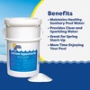 image:imageIn The Swim 1 Inch Stabilized Chlorine Tablets TriChlor  4 Pounds  90 Available Chlorine for Sanitizing Swimming Pools  Fast DissolvingChlorine  Shock