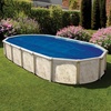 image:imageIn The Swim 15 x 30 Foot Oval Premium Plus Pool Solar Blanket 12 Mil Blue EXBK1530OV