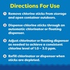 image:imageIn The Swim 4 Inch Chlorine Sticks  Individually Wrapped  10 Pounds  For Sanitizing Swimming Pools  Slow Dissolving Stabilized Chlorine Sanitizer  90 Available Chlorine 99 TrichlorChlorine Only