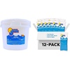image:imageIn The Swim 4 Inch Chlorine Sticks  Individually Wrapped  10 Pounds  For Sanitizing Swimming Pools  Slow Dissolving Stabilized Chlorine Sanitizer  90 Available Chlorine 99 TrichlorChlorine  Shock