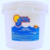 image:imageIn The Swim 4 Inch Chlorine Sticks  Individually Wrapped  10 Pounds  For Sanitizing Swimming Pools  Slow Dissolving Stabilized Chlorine Sanitizer  90 Available Chlorine 99 TrichlorChlorine Only