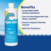 image:imageIn The Swim AlgaeClear  NonFoaming Algaecide  Water Clarifier  1 Quart  For Above Ground or Inground Swimming Pools  Removes Green YellowMustard and Black Algae2 Pack 1 Quart