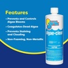 image:imageIn The Swim AlgaeClear  NonFoaming Algaecide  Water Clarifier  1 Quart  For Above Ground or Inground Swimming Pools  Removes Green YellowMustard and Black AlgaeSingle 1 Quart